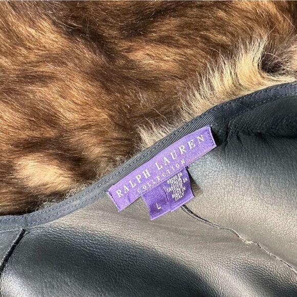 Ralph Lauren Collection * 2010 Sable Brown Lamb Shearling Gilet Silvie Vest - Picture 3 of 17